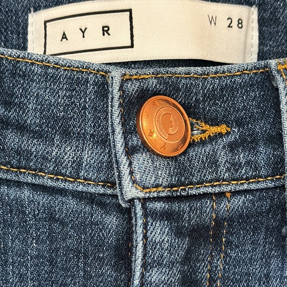 AYR Women's High Rise Jeans - Blue - Picture 7 of 8